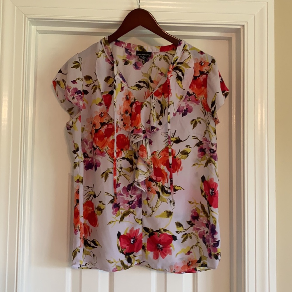 Liz Claiborne floral blouse